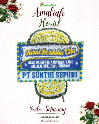 Papan Bunga Duka di Tapin Utara