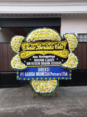 Papan Bunga Duka di Tapin Utara