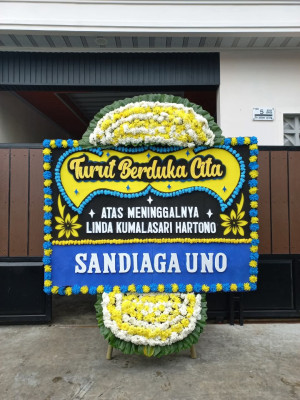 Papan Bunga Duka di Tapin Utara