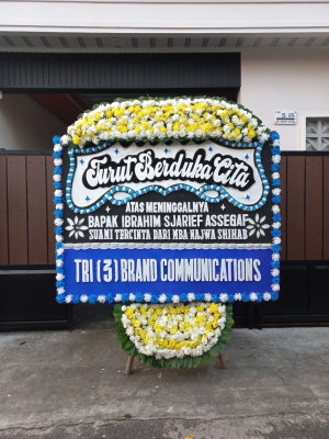 Papan Bunga Duka di Tapin Utara